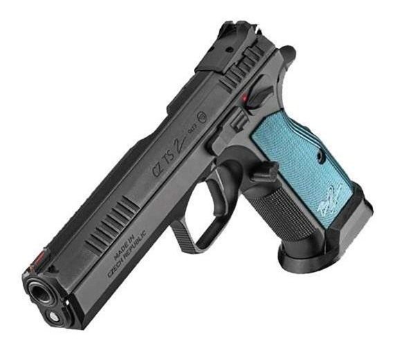 CZ USA 01220 TS 2 9mm Luger 10+1 5.28in Black Steel Barrel, Nitride Serrate view 2