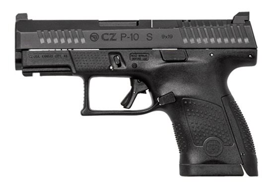 CZ USA 01568 P-10 S Sub-Compact 9mm Luger 10+1 3.50in Black Steel Barrel, N view 3