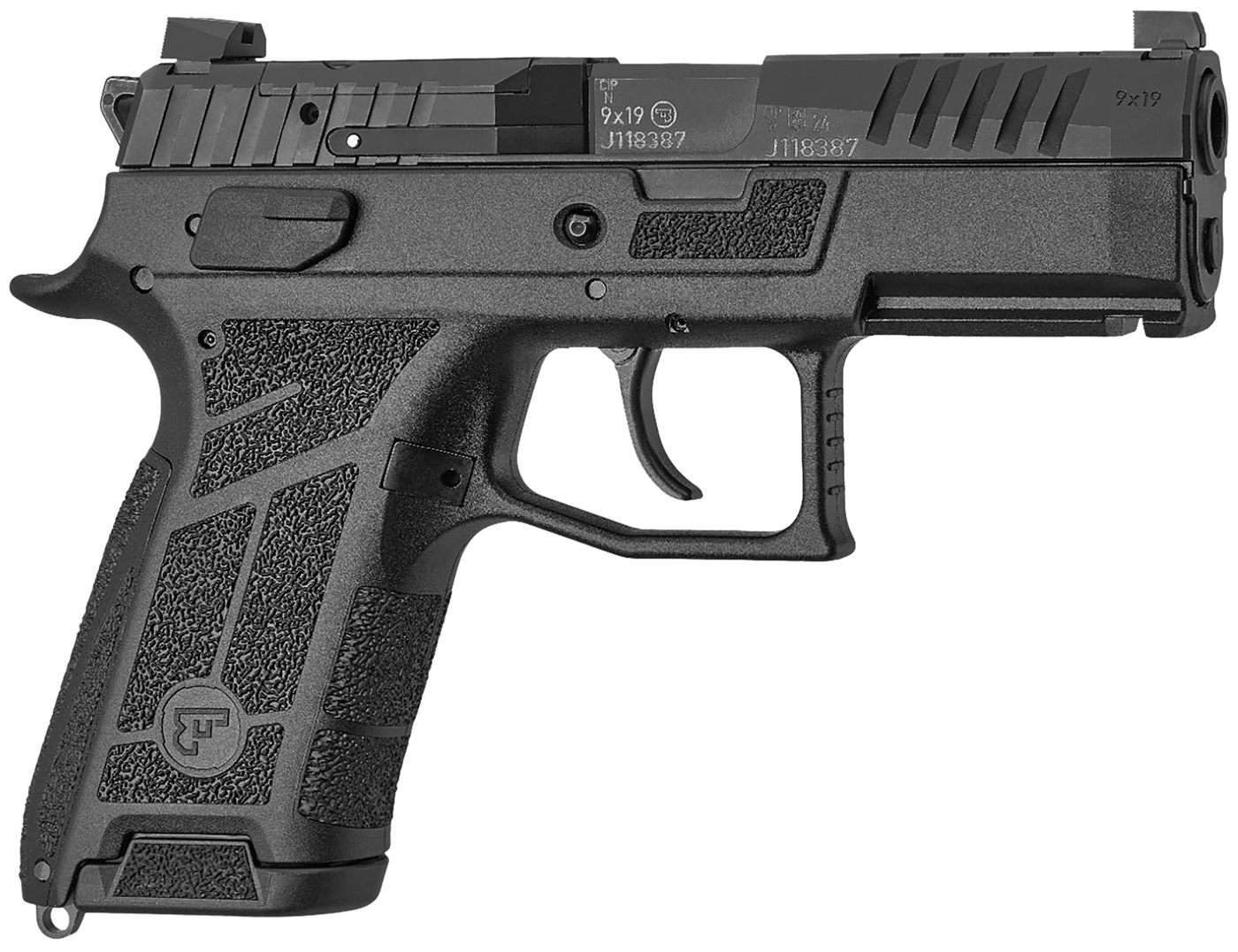 CZ USA 01660 P-09 C Nocturne Compact 9mm Luger 10+1 3.74in Black Steel Barr