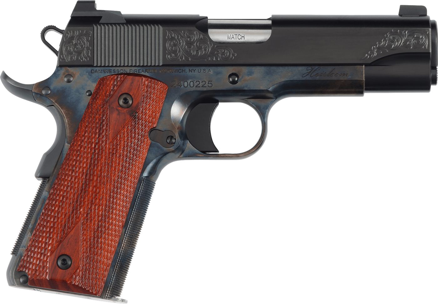 CZ USA Dan Wesson 01779 Heirloom 2024 45 ACP 8+1 4.25in Stainless Steel Bar