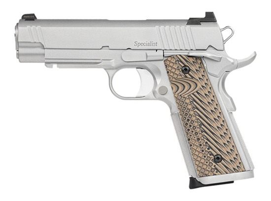 Dan Wesson 01809 Specialist Commander 45 ACP 8+1 4.25in Stainless Steel Bar view 2