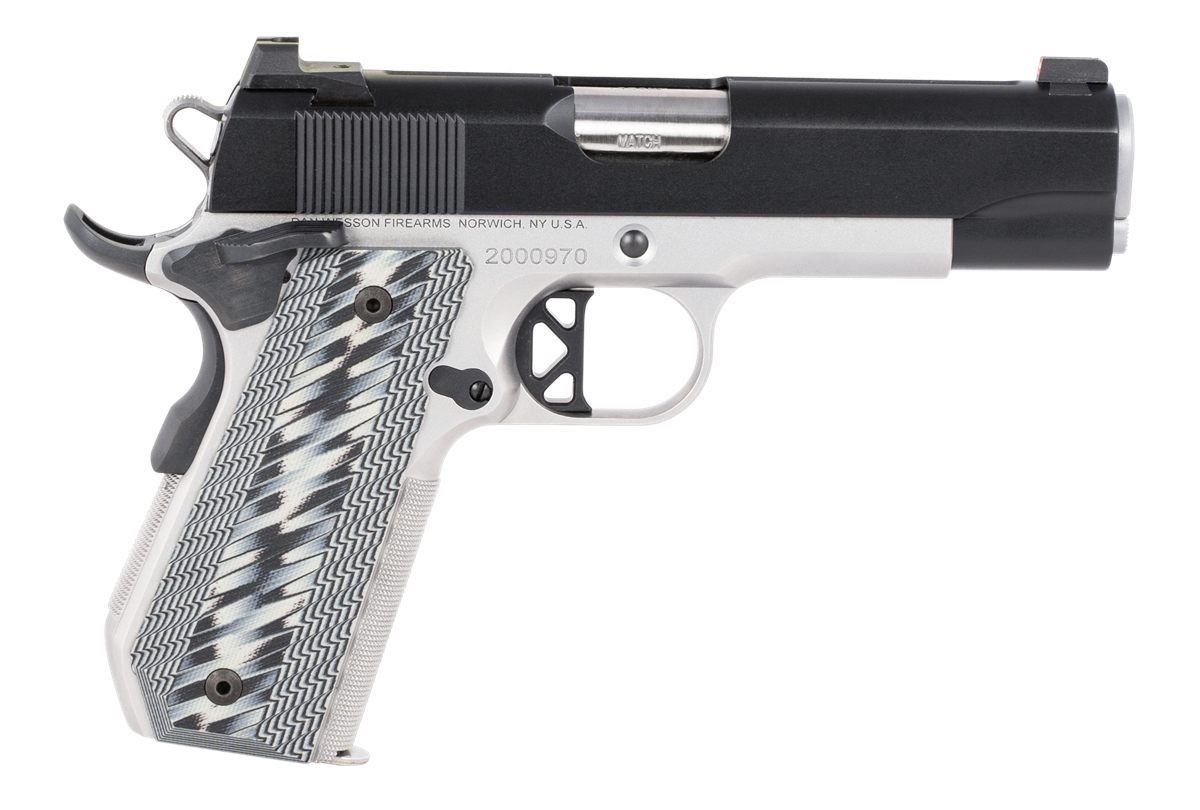 CZ USA Dan Wesson 01825 V-Bob 45 ACP 8+1 4.25in Stainless Match Grade Barre