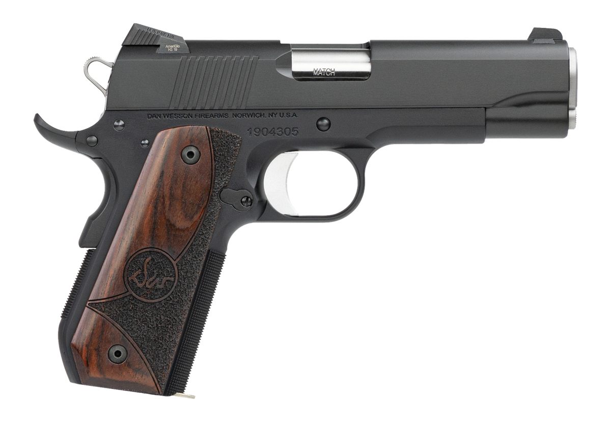 Dan Wesson 01829 Guardian 45 ACP 8+1 4.25in Stainless Steel Barrel, Black D