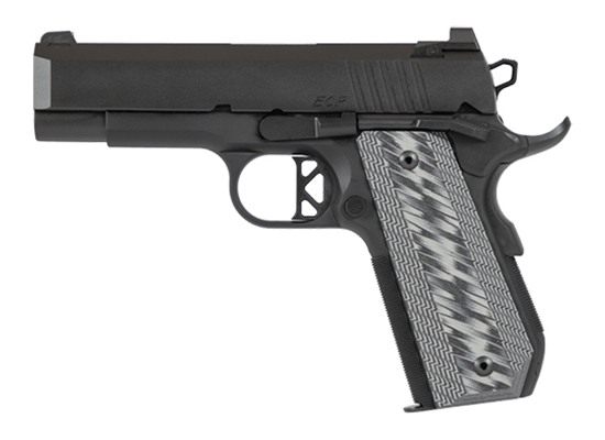Dan Wesson 01883 ECP Compact 45 ACP 8+1 4in Stainless Bull Barrel Black Dut view 2