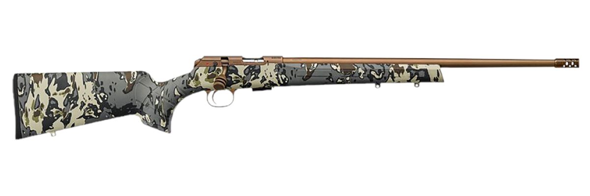 CZ USA 02322 457 American Hunter 22 LR 5+1 20in Bronze Cerakote Steel Barre