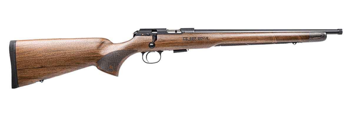 CZ USA 02370 457 Royal Full Size 22 LR 5+1 16.50in Black Nitride Steel Thre