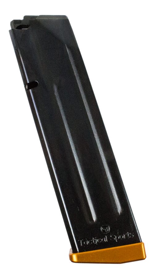 CZ Tactical Sport Orange Handgun Magazine Aluminum Base Pad 9mm Luger 20/rd