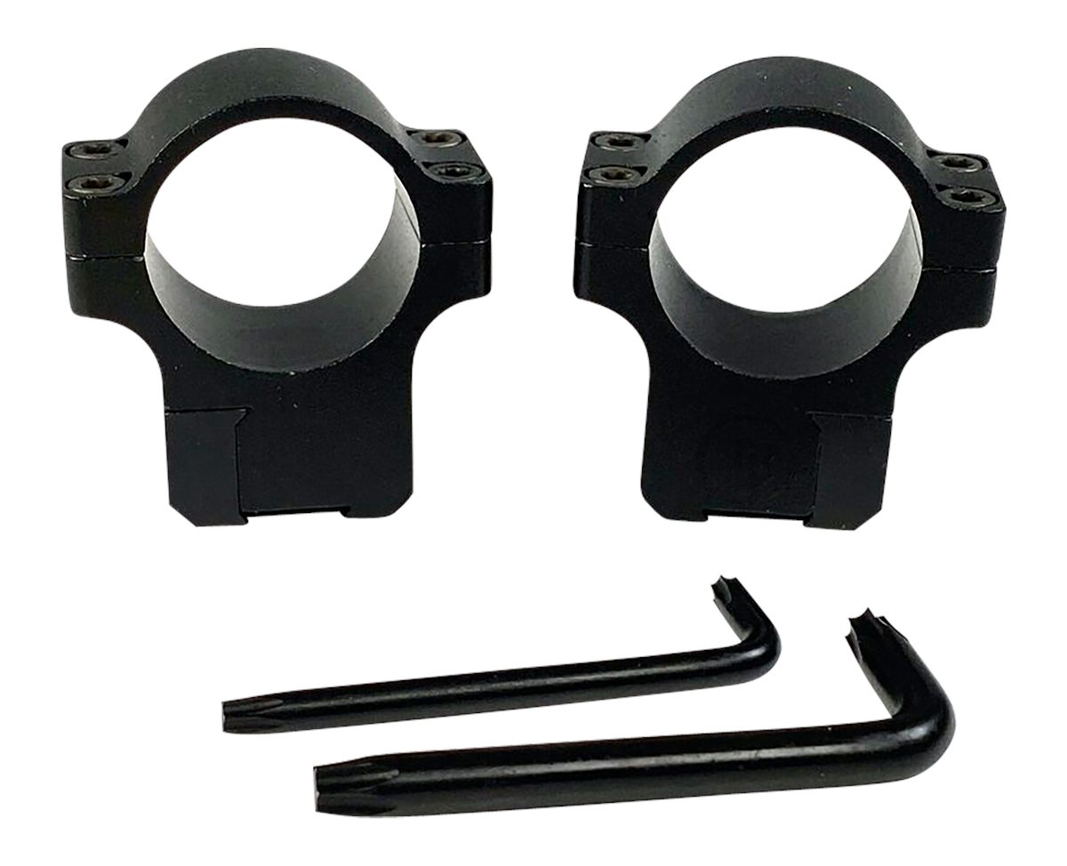 CZ USA 40086 Dovetail Rings 457/455, Matte Black, 1in Medium