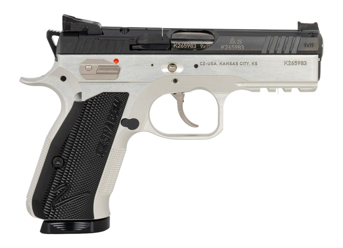 CZ USA 86156 Shadow 2 Compact 9mm Luger 15+1 4in Stainless Black Optic Read