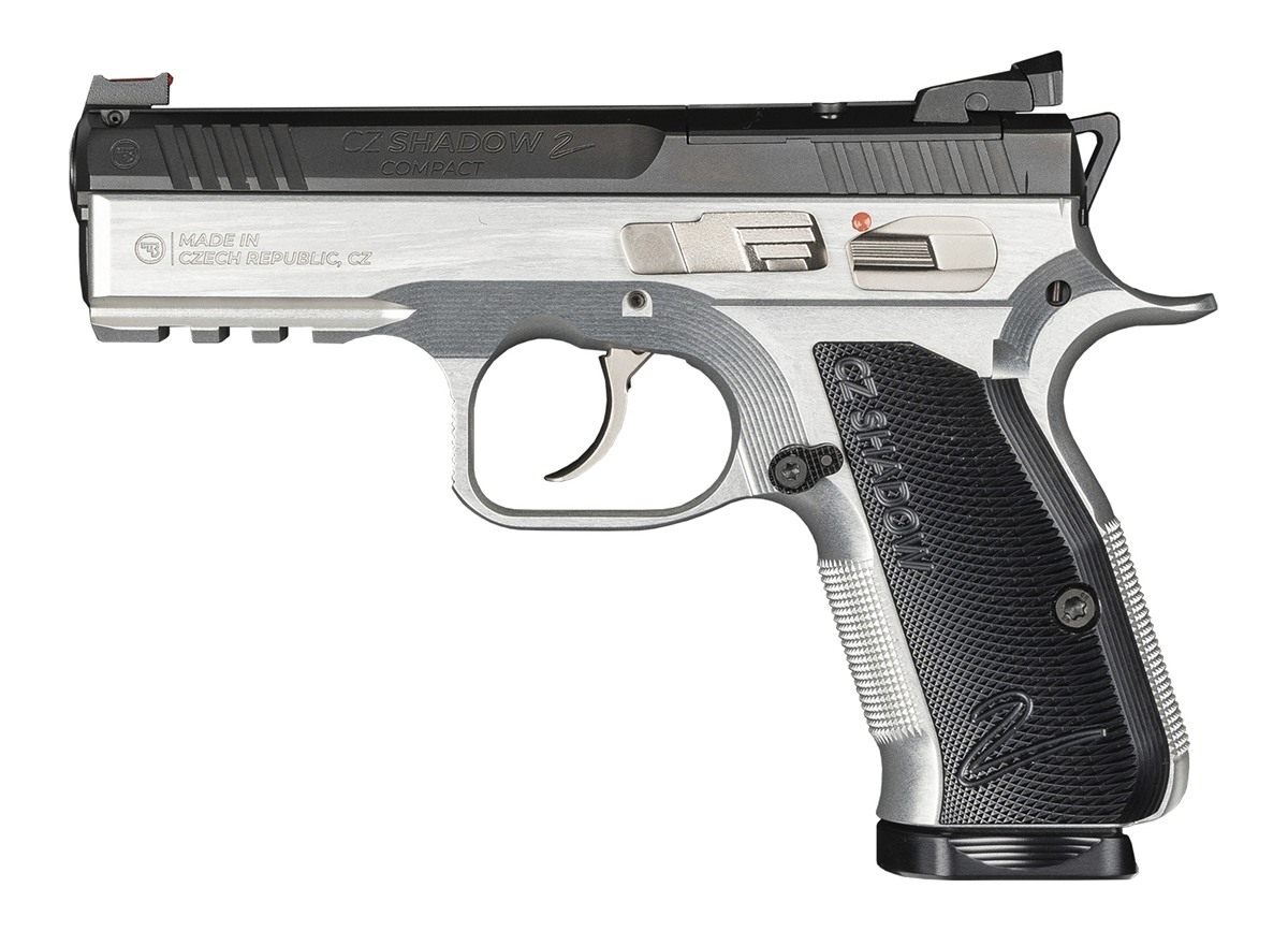 CZ USA 86156 Shadow 2 Compact 9mm Luger 15+1 4in Stainless Black Optic Read view 2