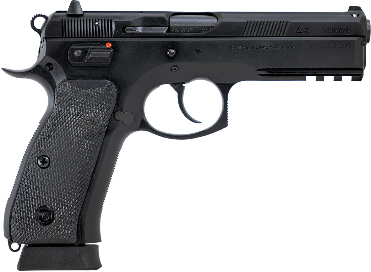 CZ USA 89352 75 SP-01 Full Size 9mm Luger 19+1 4.60in Black Steel Barrel, S view 2