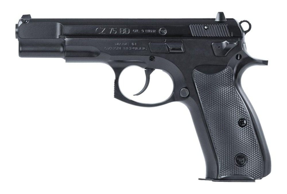CZ USA 91130 75BD 9mm Luger 16+1 4.60in Black Steel Barrel, Serrated Slide view 2