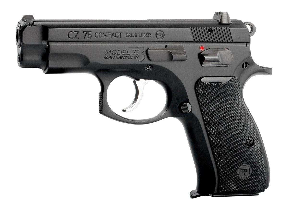 CZ 75 C 50th Anniversary Elite Handgun 9mm Luger 16rd Magazines(2) 4.7in Ba
