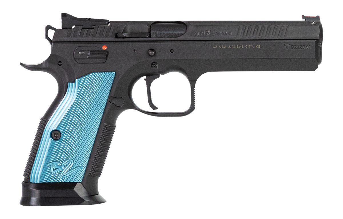 CZ USA 91220 TS 2 9mm Luger 20+1 5.28in Blued Steel Barrel, Black Serrated
