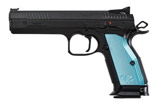 CZ USA 91222 TS 2 40 S W 17+1 5.28in Black Steel Barrel, Serrated Slide, Po view 2