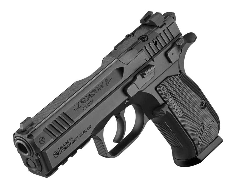 Cz USA 91244 Shadow 2 Carry 9mm Luger 15+1 4in Black Steel Barrel, Serrated view 2