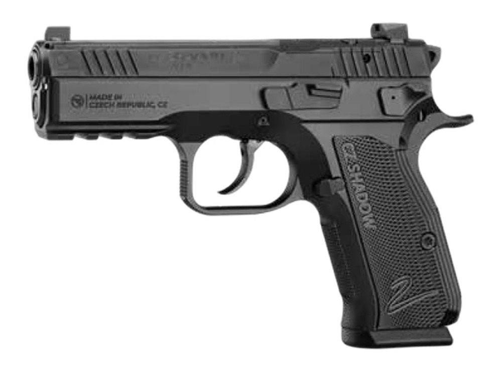 Cz USA 91244 Shadow 2 Carry 9mm Luger 15+1 4in Black Steel Barrel, Serrated view 3