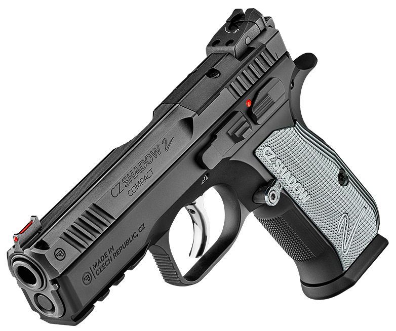 CZ USA 91252 Shadow 2 Compact 9mm Luger 15+1, 4in Black Steel Barrel, Nitri view 2