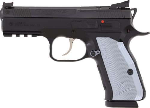 CZ USA 91252 Shadow 2 Compact 9mm Luger 15+1, 4in Black Steel Barrel, Nitri view 4