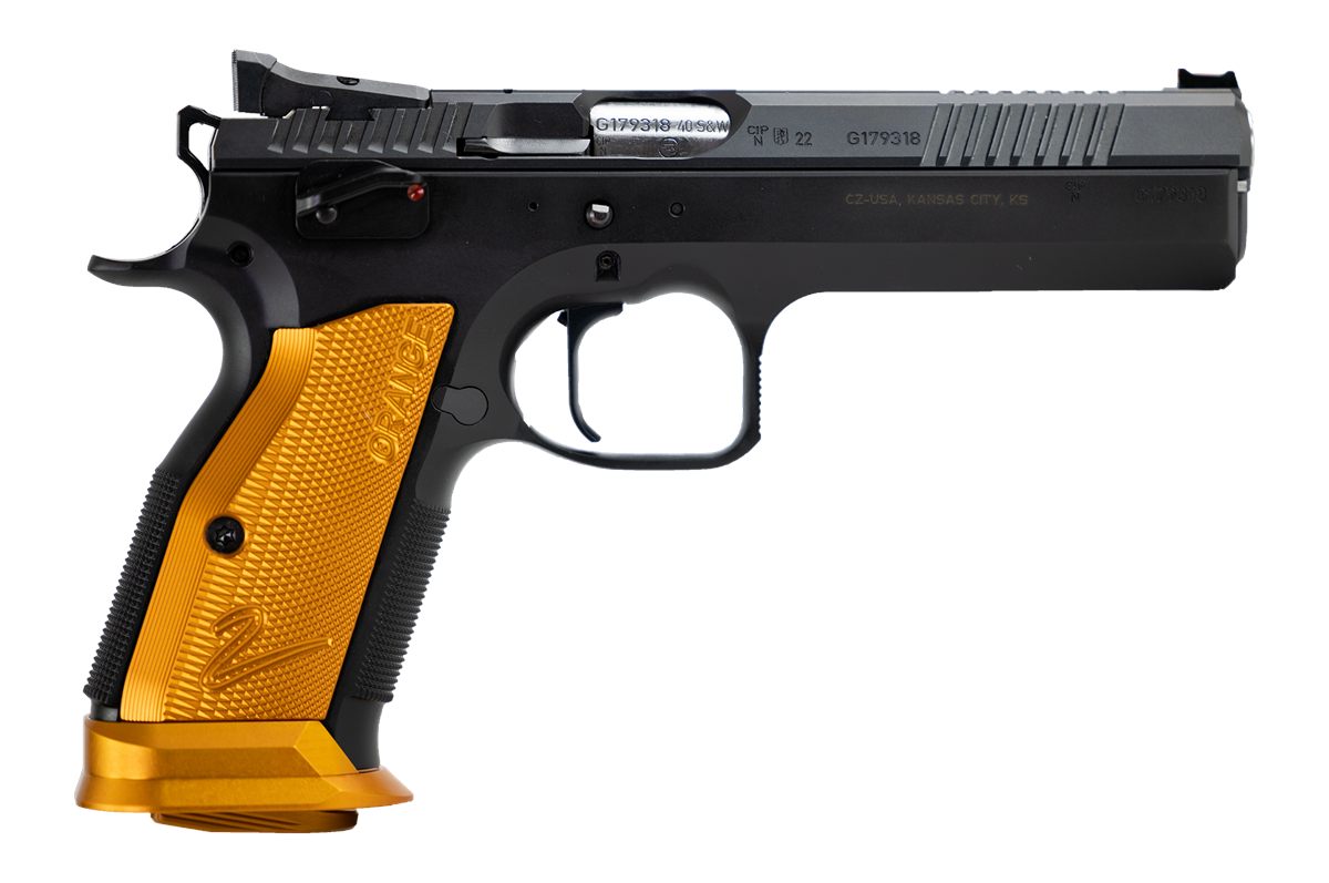 CZ USA 91265 TS2 40 S W 17+1 5.20in Black Bull Barrel, Slide, Polycoat Oran