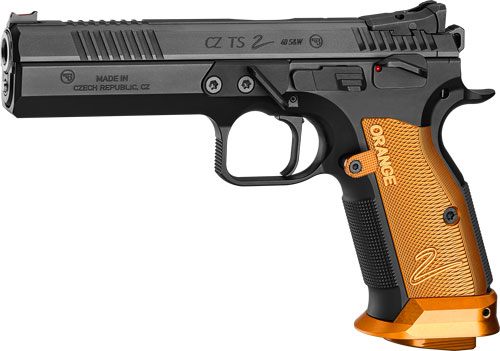 CZ USA 91266 TS 2 9mm Luger 20+1 5.28in Stainless Bull Barrel, Black Serrat view 3