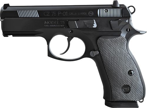 CZ USA 91297 75 P01 50th Anniversary Elite 9mm Luger 15+1 3.75in Black Stee view 4