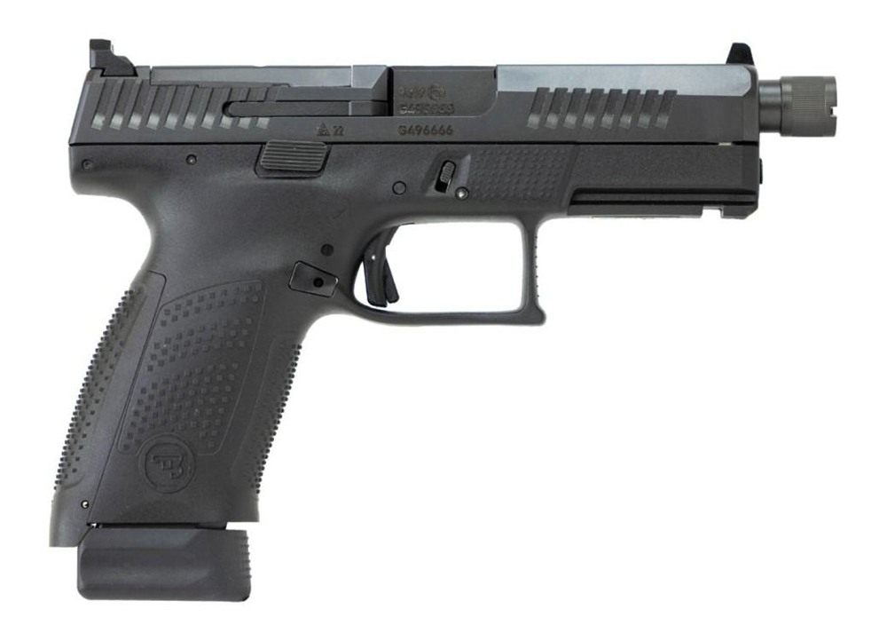CZ USA 91513 P-10 C Compact 9mm Luger 17+1 4.02in Black Threaded Barrel, Ni view 3