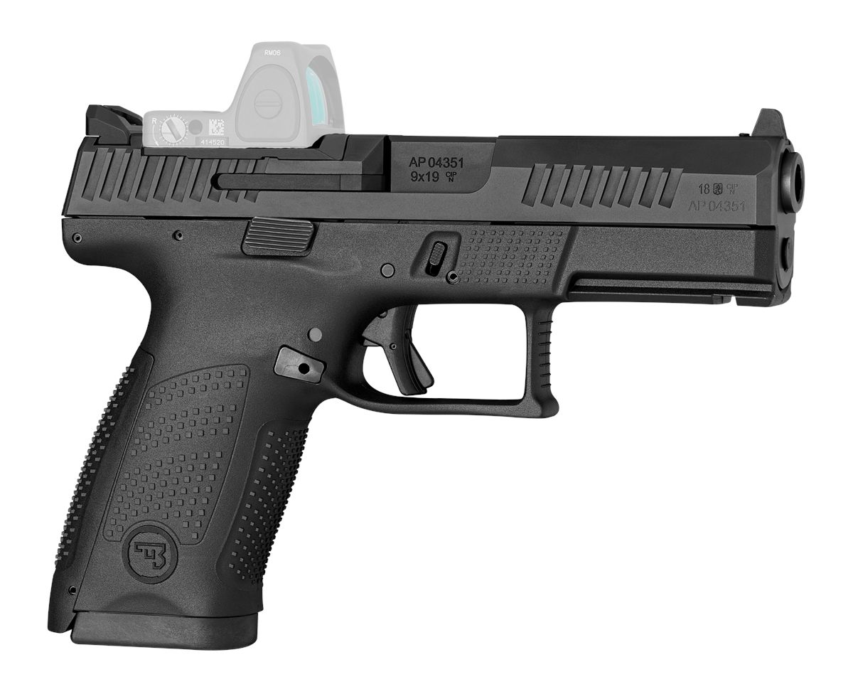 CZ USA 91536 P-10 C Compact 9mm Luger 15+1 4.02in Black Carbon Steel Barrel