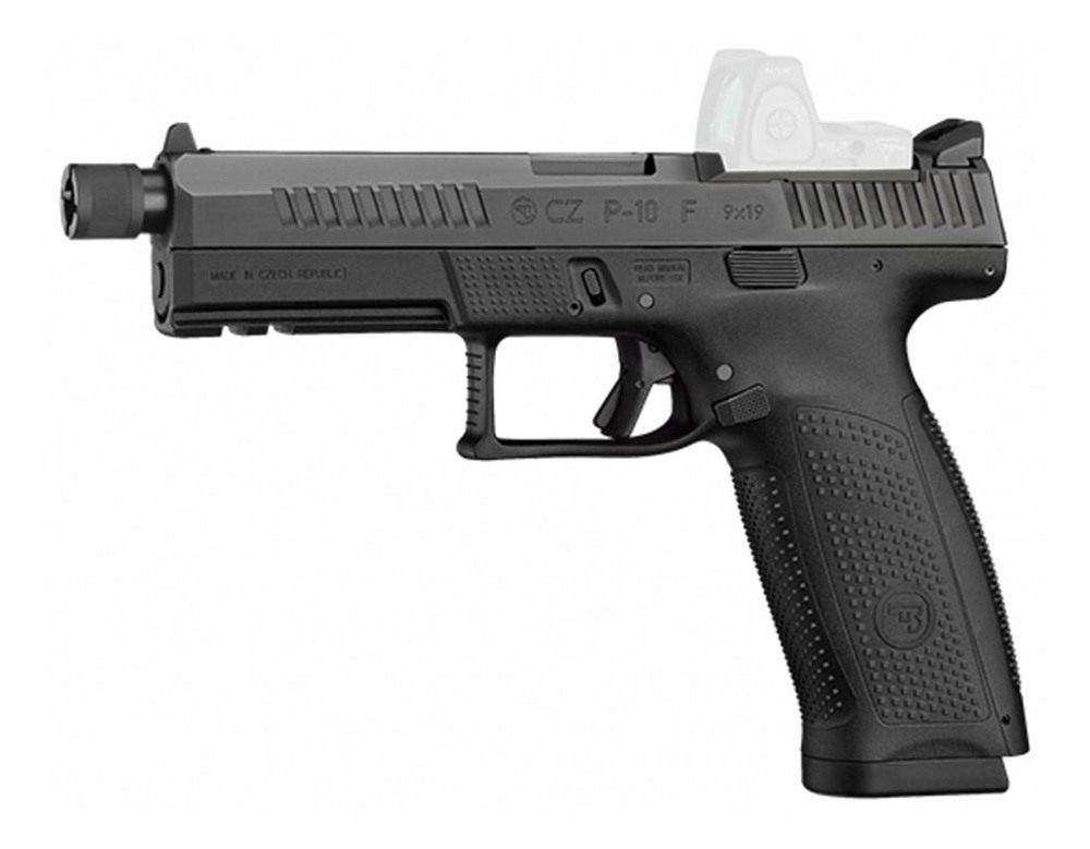 CZ USA 91556 P-10 F 9mm Luger 21+1 5.10in Black Threaded Barrel, Nitride St view 2