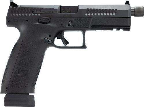 CZ USA 91556 P-10 F 9mm Luger 21+1 5.10in Black Threaded Barrel, Nitride St view 3