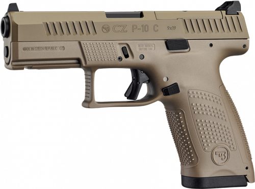 CZ USA 91577 P-10 C Compact 9mm Luger 15+1 4.02in Black Stainless Steel Bar view 4