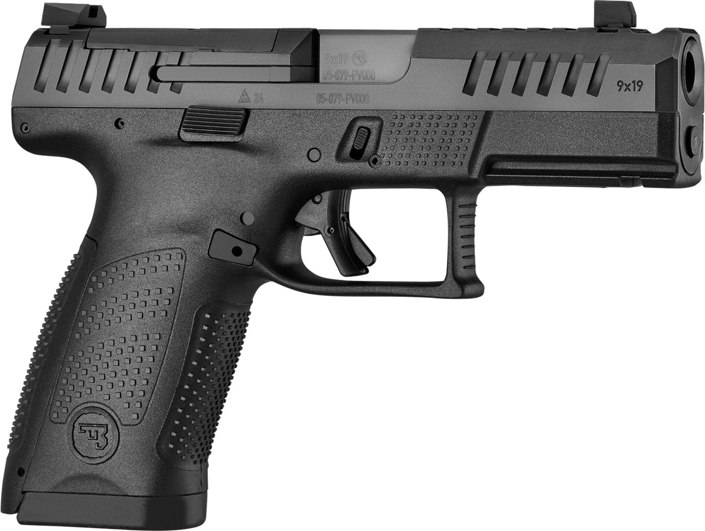 CZ USA 91578 P-10 C 9mm Luger 15+1 4in Ported Barrel, Optic Ready/Serrated