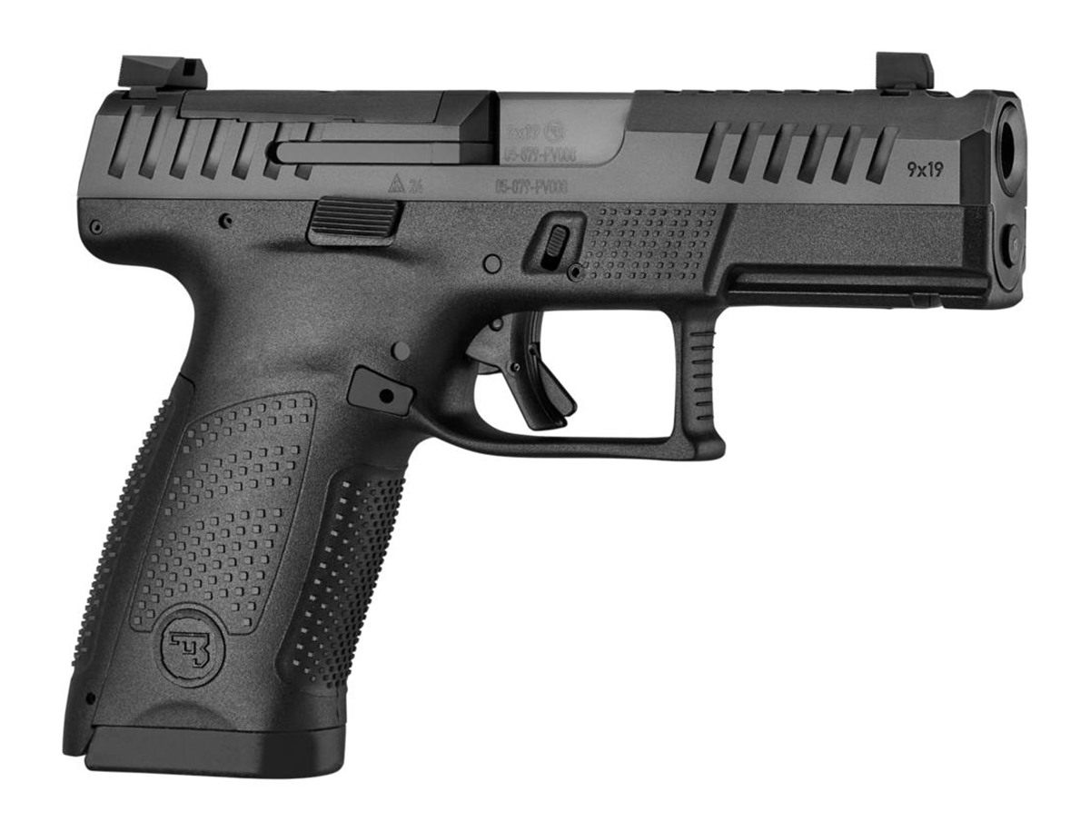 CZ USA 91578 P-10 C 9mm Luger 15+1 4in Ported Barrel, Optic Ready/Serrated view 3