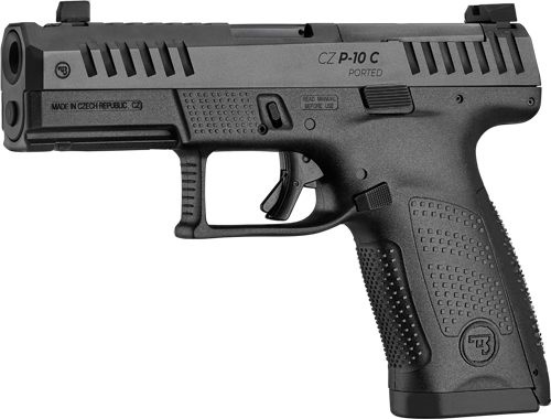 CZ USA 91578 P-10 C 9mm Luger 15+1 4in Ported Barrel, Optic Ready/Serrated view 5