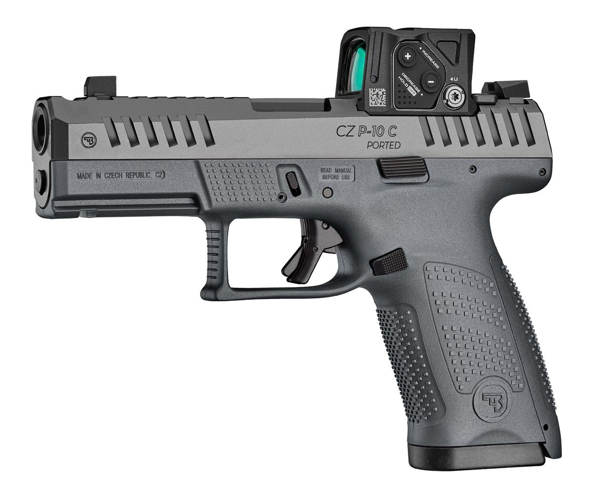 Cz USA 91582 P-10 C Compact 9mm Luger 15+1 4in Black Nitride Integral Compe