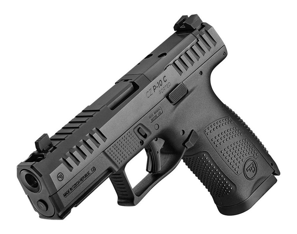Cz USA 91582 P-10 C Compact 9mm Luger 15+1 4in Black Nitride Integral Compe view 2