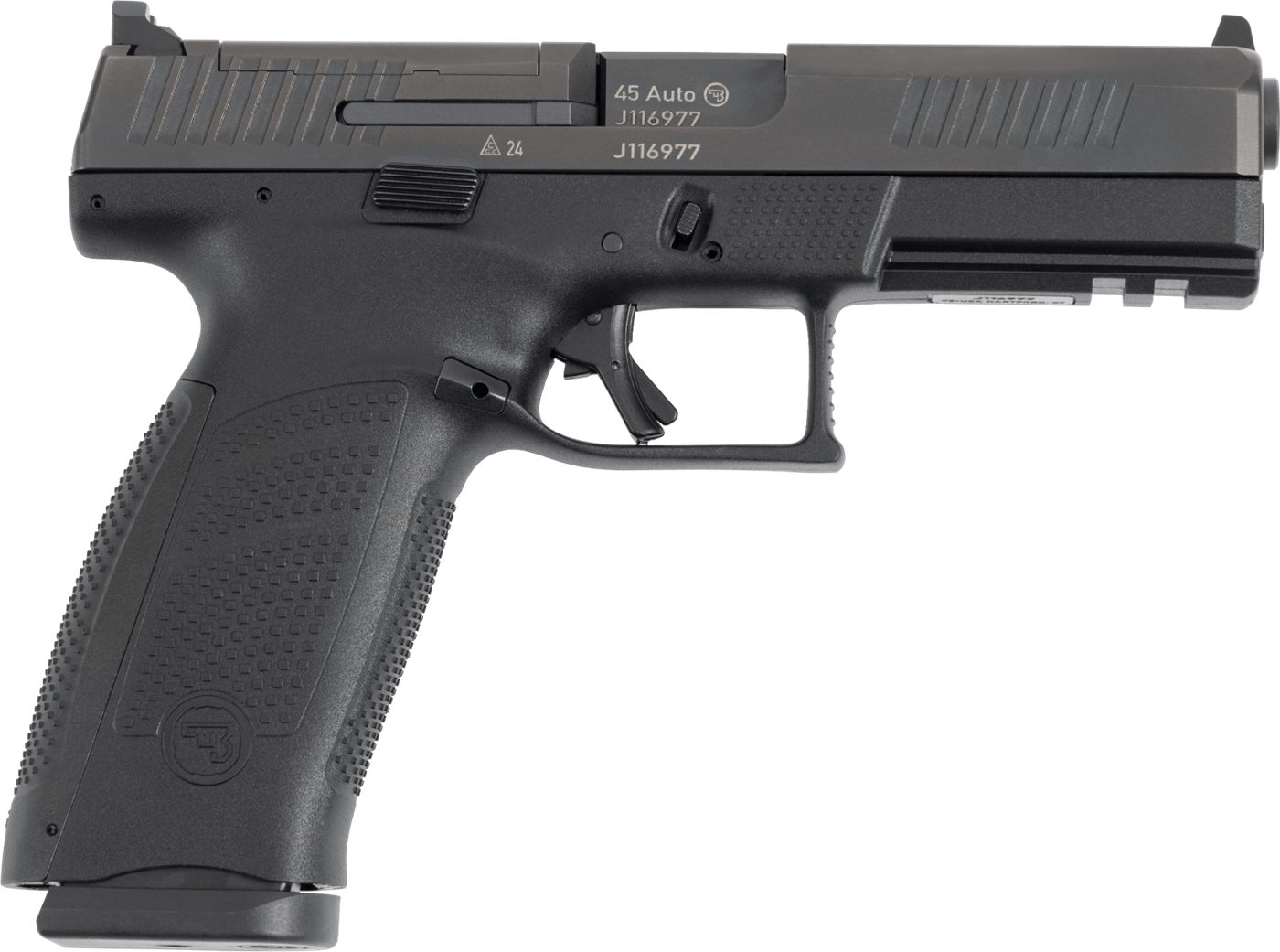 CZ USA 91591 P-10 F Full Size 45 ACP 13+1 4.50in Black Steel Barrel, Optic