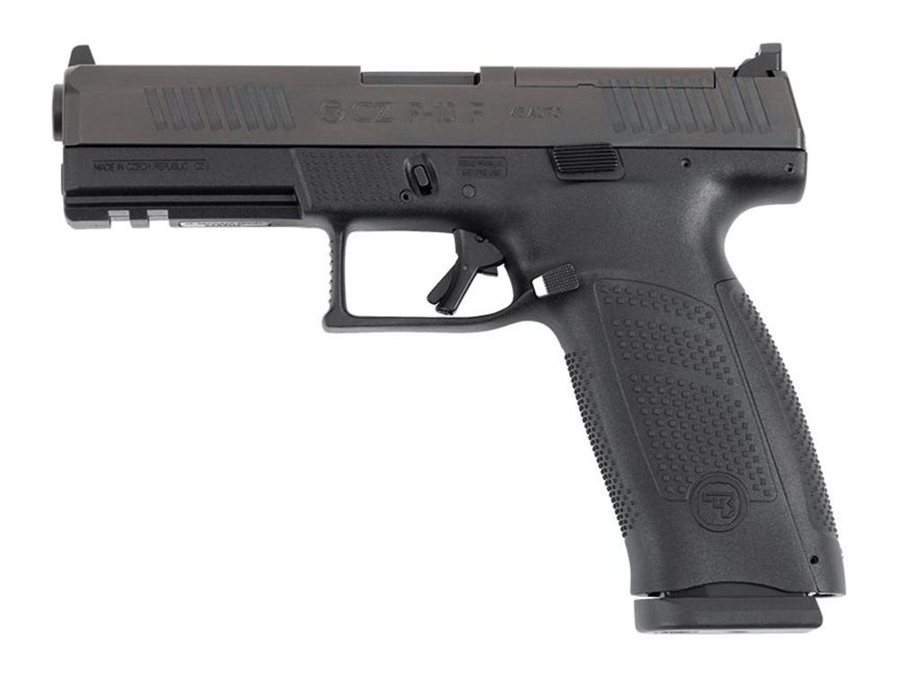 CZ USA 91591 P-10 F Full Size 45 ACP 13+1 4.50in Black Steel Barrel, Optic view 2
