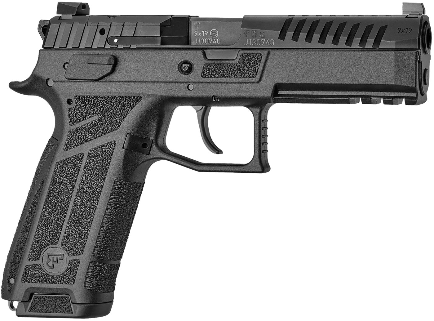 CZ USA 91670 P-09 F Nocturne Full Size 9mm Luger 19+1 4.53in Black Steel Ba