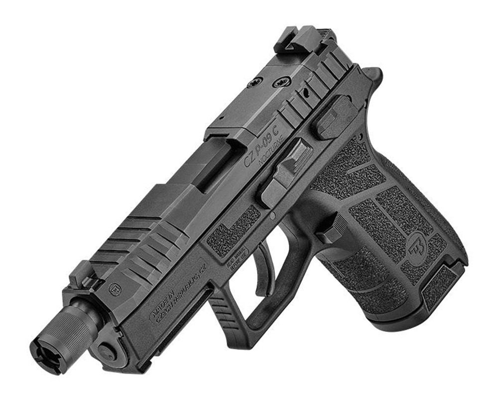 CZ USA P-09 F Nocturne Suppressor Ready OR Handgun 9mm Luger 21rd Magazines view 2