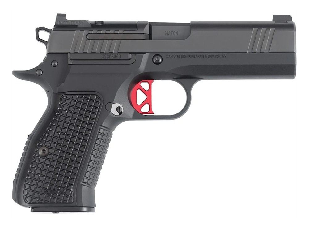 Dan Wesson 92104 DWX Compact 9mm Luger 15+1 4in Black Match Grade Barrel, D view 2
