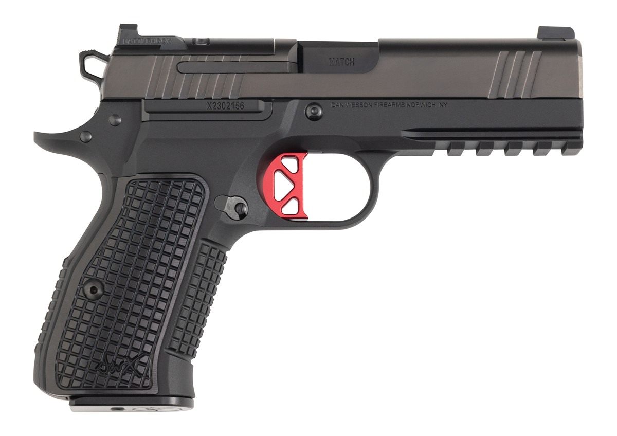 Dan Wesson 92113 DWX Compact 9mm Luger 10+1 4.95in Black Match Grade Barrel