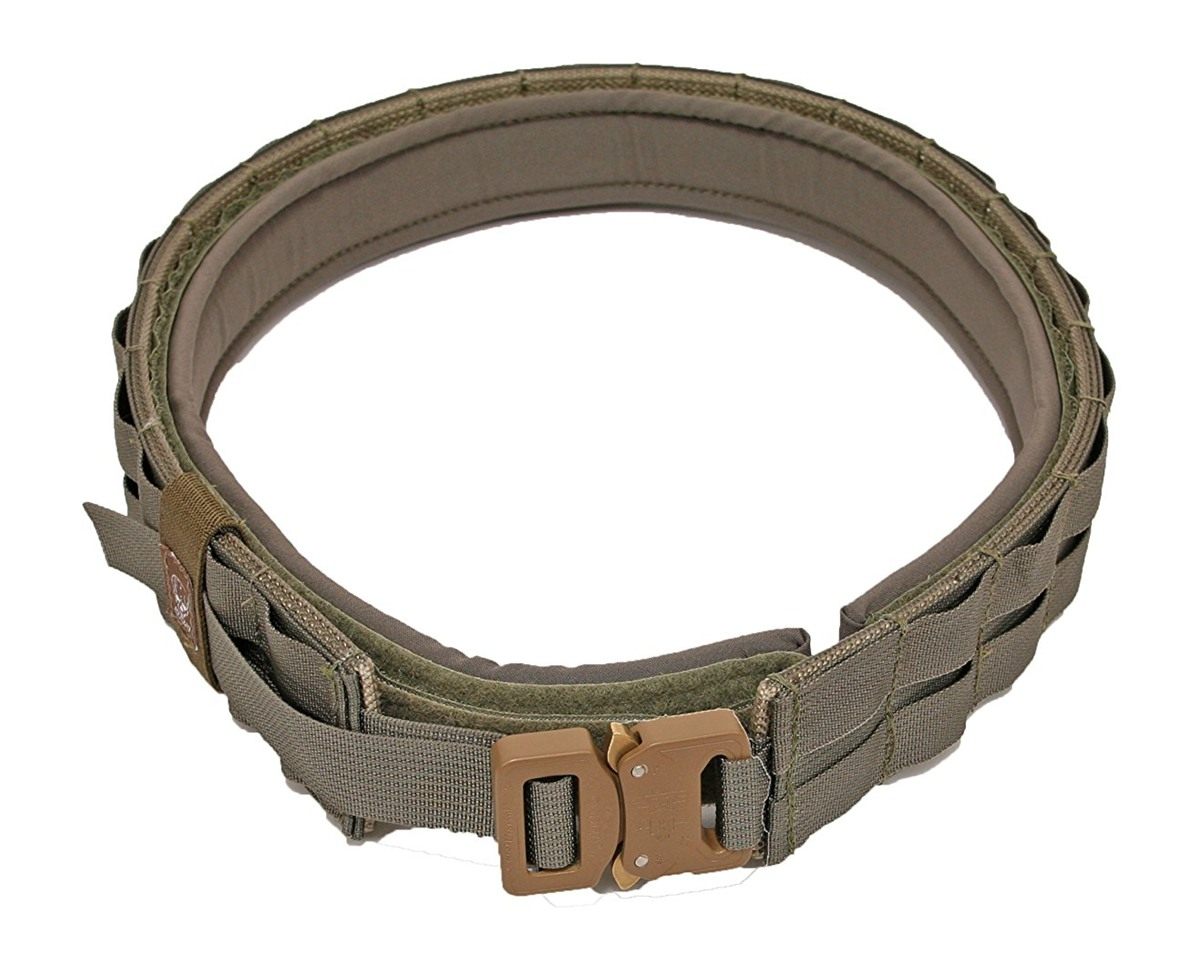 Grey Ghost Gear UGF Battle Belt with Padded Inner, Ranger Green, Large, Mod
