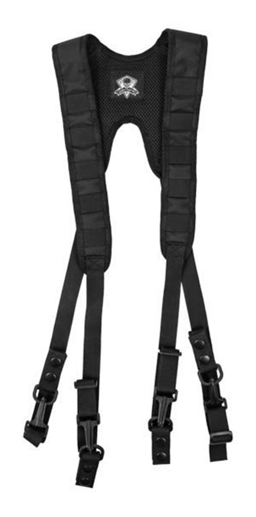 Grey Ghost Gear GGG LE Duty Belt Suspenders BLK