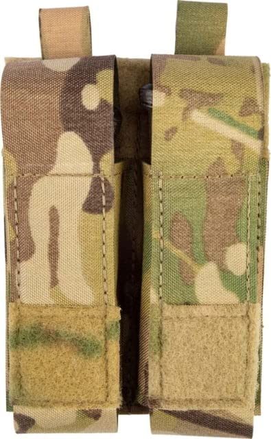 Grey Ghost Gear Double Pistol Magna Pouch - Laminate Multicam