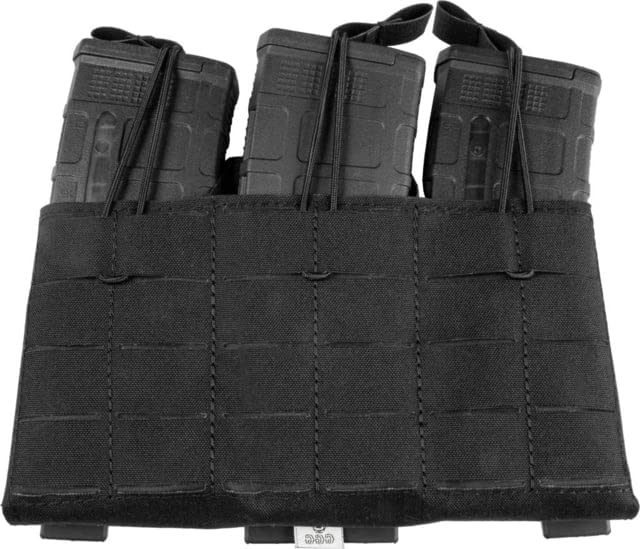 Grey Ghost Gear Compact Triple Mag Panel 5.56 - Laminate Black