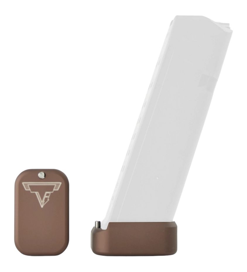 Taran Tactical TI Base Pad For Glock 9/40 Competition +3/4 Coy Brnz