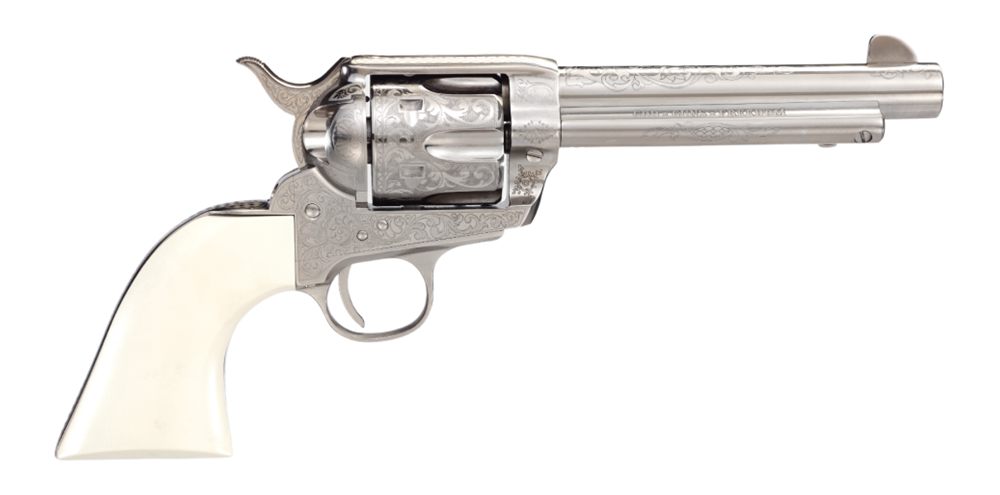 Taylor's Company 1873 Outlaw Legacy Handgun .45 Colt 6rd Capacity 5.5in Bar view 2