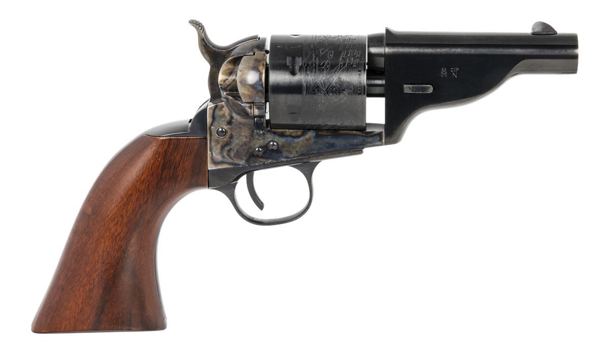 Taylor's Company 550957 The Hickok Open-Top 45 Colt (LC) Caliber with 3.50i