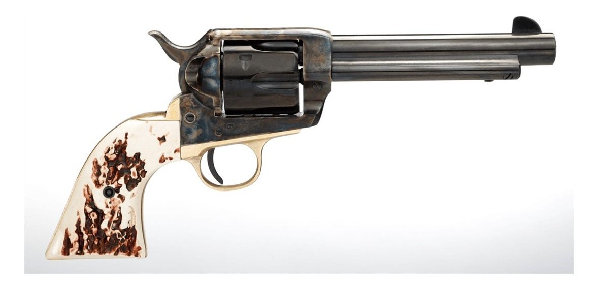 Taylor's Firearms Company 1873 Stag Grip Handgun .45 Colt 6rd Capacity 5.5i